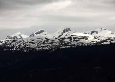 Maravillosa panorámica al Macizo del Aspe