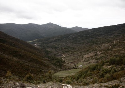 El Valle de Arnás, desde el Collado de Santa Marina