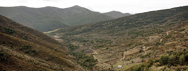 El Valle de Arnás, desde el Collado de Santa Marina